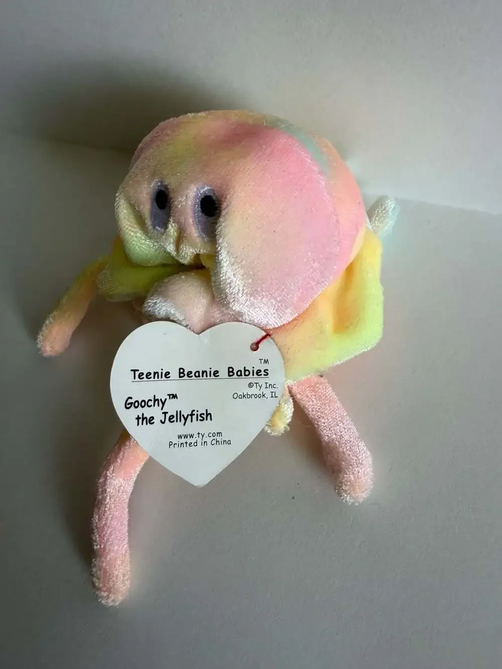 Ty Teenie Beanie Babies Goochy the Jellyfish Plush